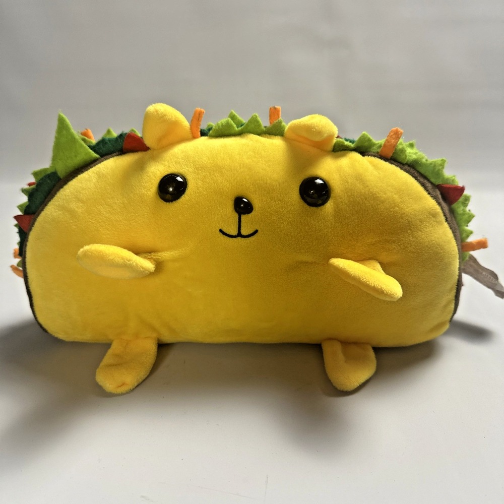 Exploding Kittens Tacocat Plush 2018 Taco Cat Stuffed Animal Yellow Kawaii